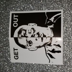 HORROR MOVIE waterproof sticker Get Out